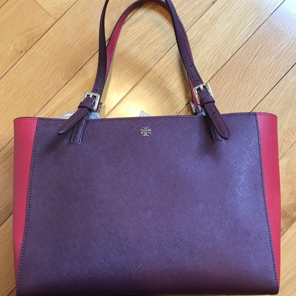 Tory Burch Handbag - Maroon and Red